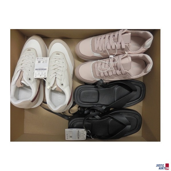 2 x Sportschuhe, 1 x Sandale der Marke Oysho je Gr. 37