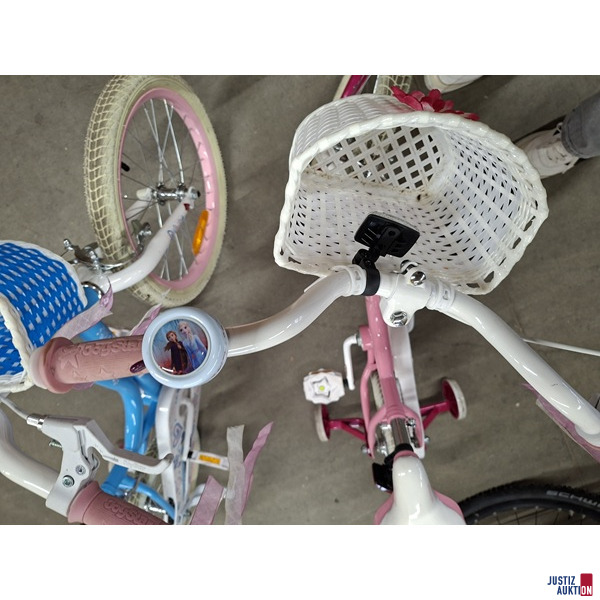 2 Kinderräder Joystar blau und rosa – foto 6 – kavel bij Justiz-Auktion, Augsburg