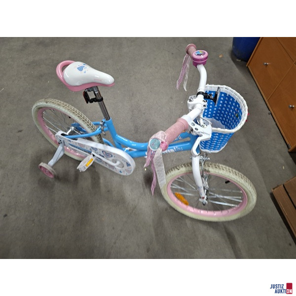 2 Kinderräder Joystar blau und rosa – foto 2 – kavel bij Justiz-Auktion, Augsburg