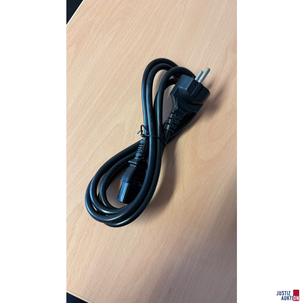 50 x Kaltgerätestecker schwarz – foto 2 – kavel bij Justiz-Auktion, Hannover