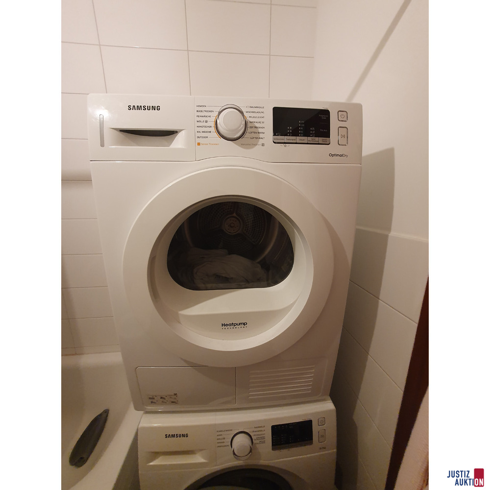 Trockner und Waschmaschine