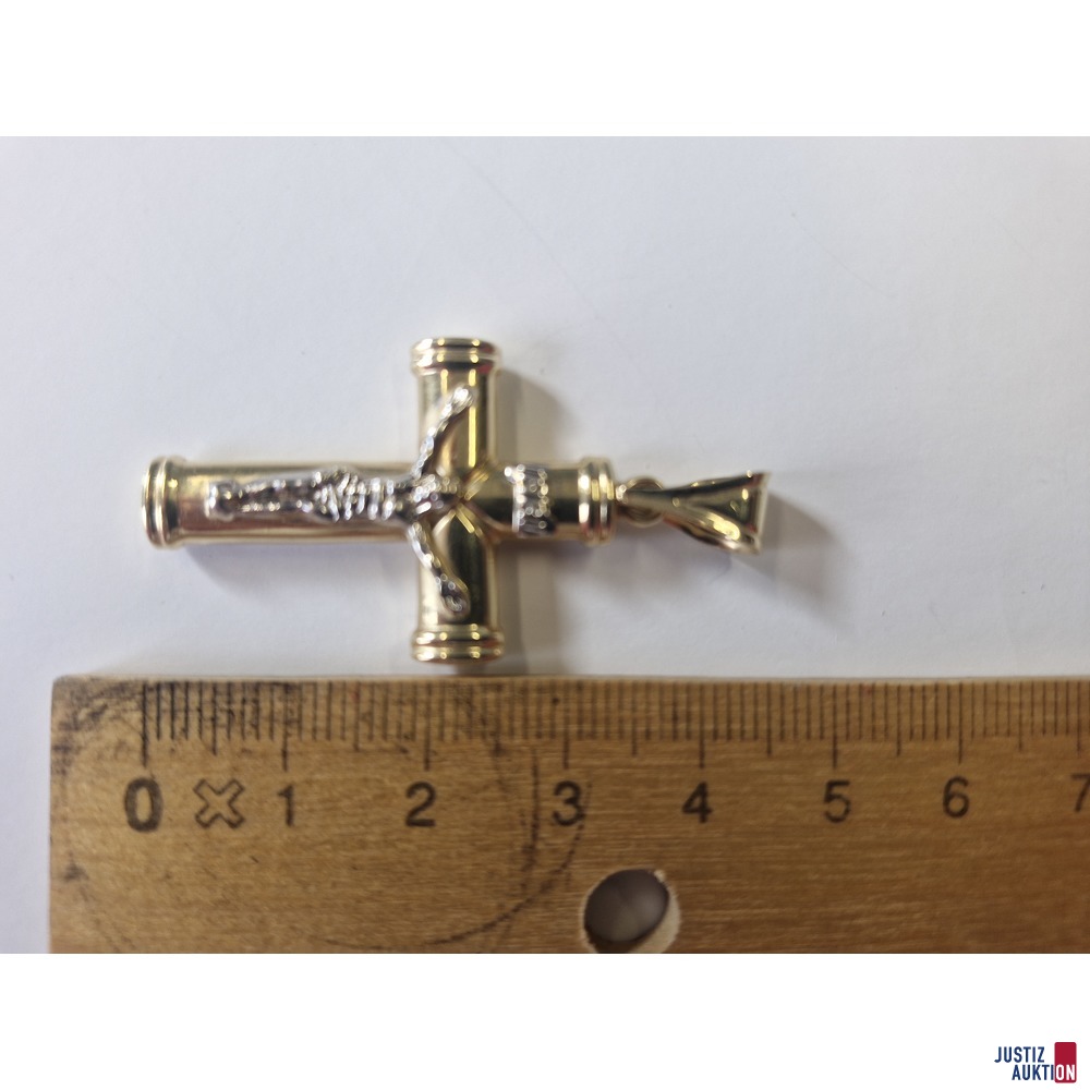 Kreuz mit Lineal lang