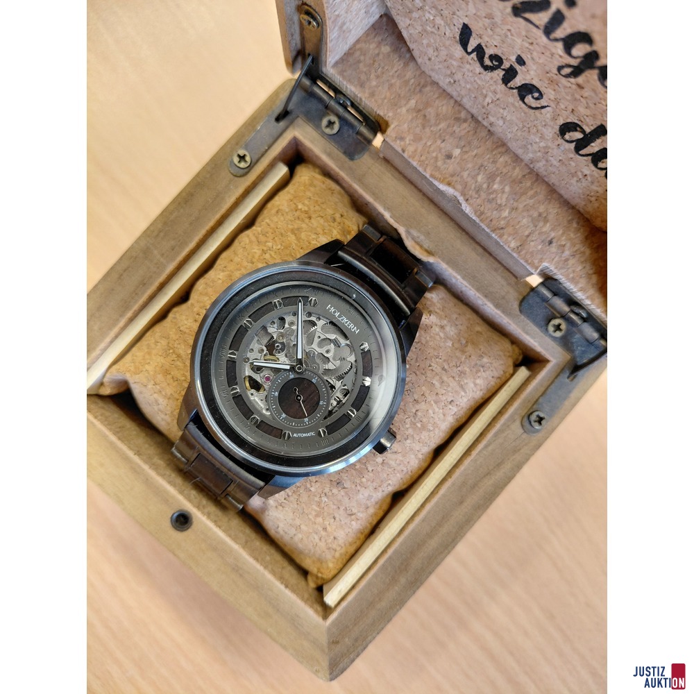 Automatik-Uhr - Holzkern Femur 42mm