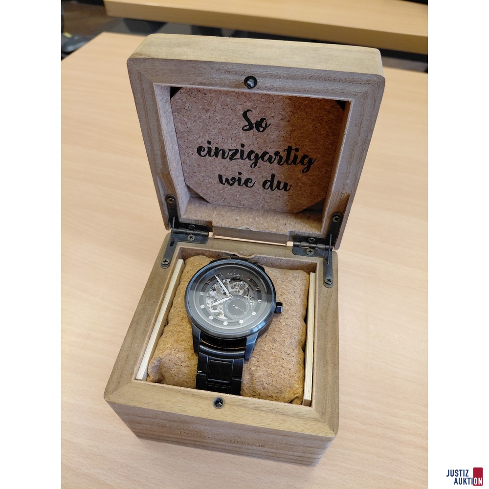 Automatik-Uhr - Holzkern Femur 42mm