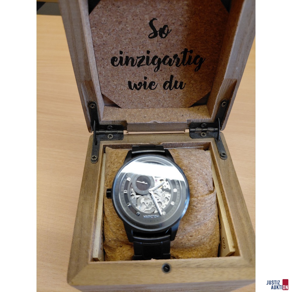 Automatik-Uhr - Holzkern Femur 42mm