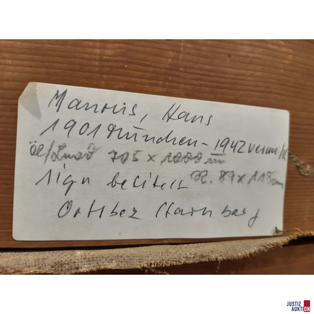 Öl auf Leinwand "Steinernen Meer" von Hanns Maurus