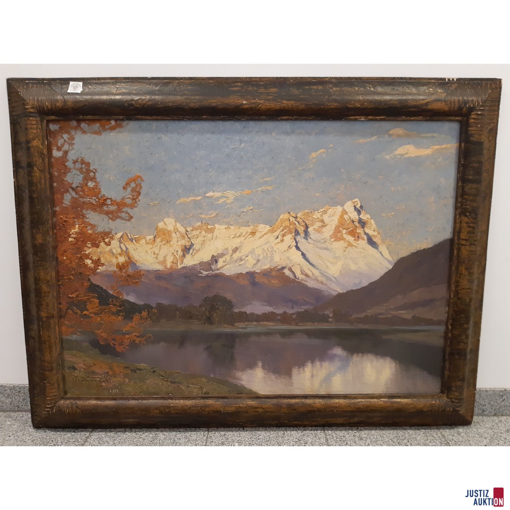 Öl auf Leinwand "Steinernen Meer" von Hanns Maurus
