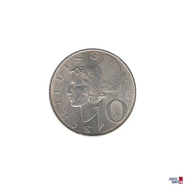 20 Stück – 10 Schilling Münzen