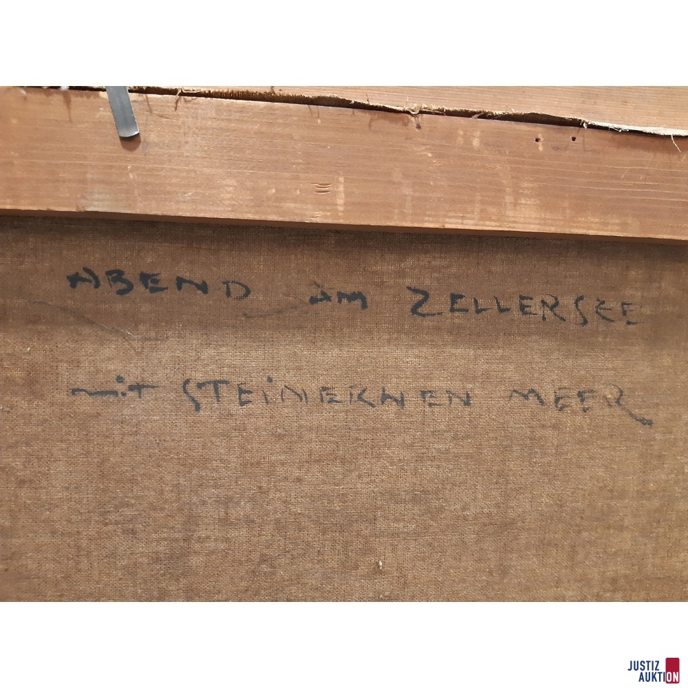 Öl auf Leinwand "Steinernen Meer" von Hanns Maurus