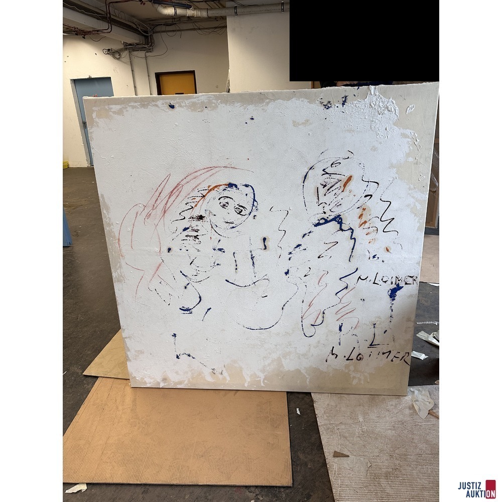 Bild ohne Titel 135x135 cm &Ouml;l auf Leinwand