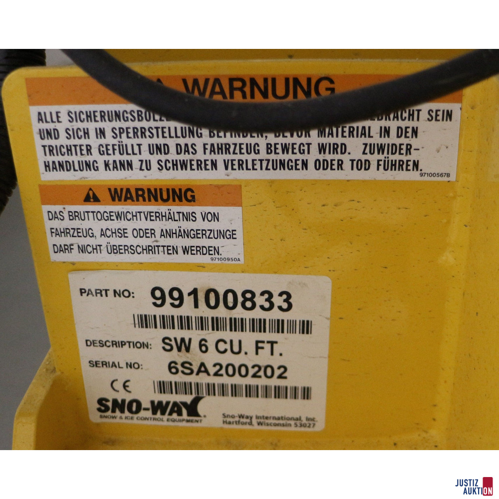 Salzstreuer Snow Way Hyundai SW 6 CU&period;FT