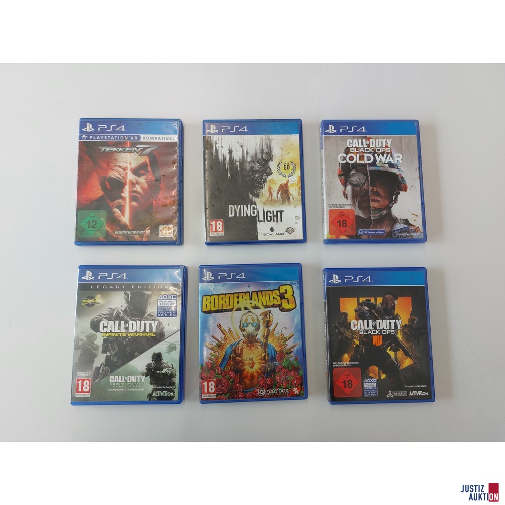 6 Playstation Spiele