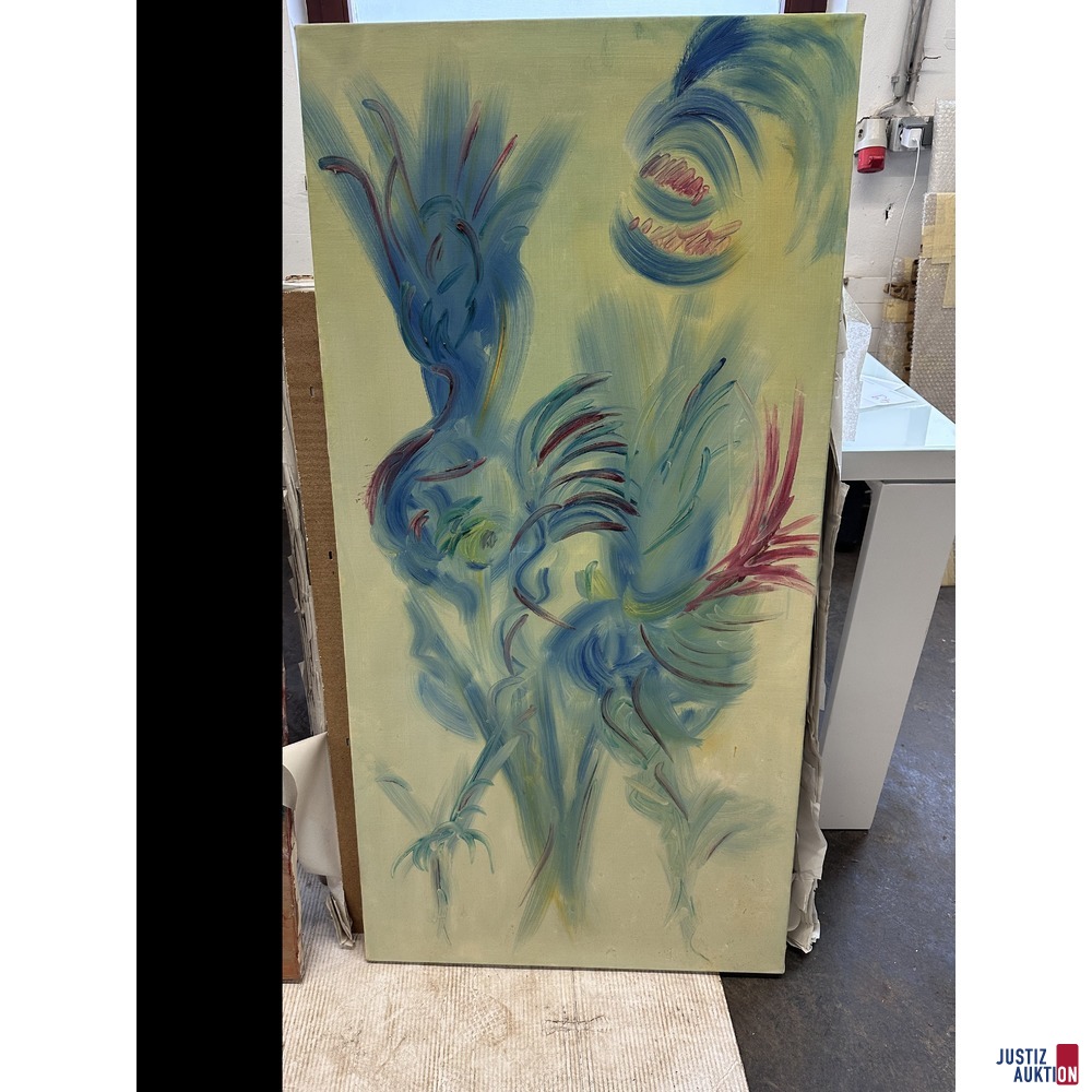 Bild ohne Titel 130x65 cm Öl auf Leinwand