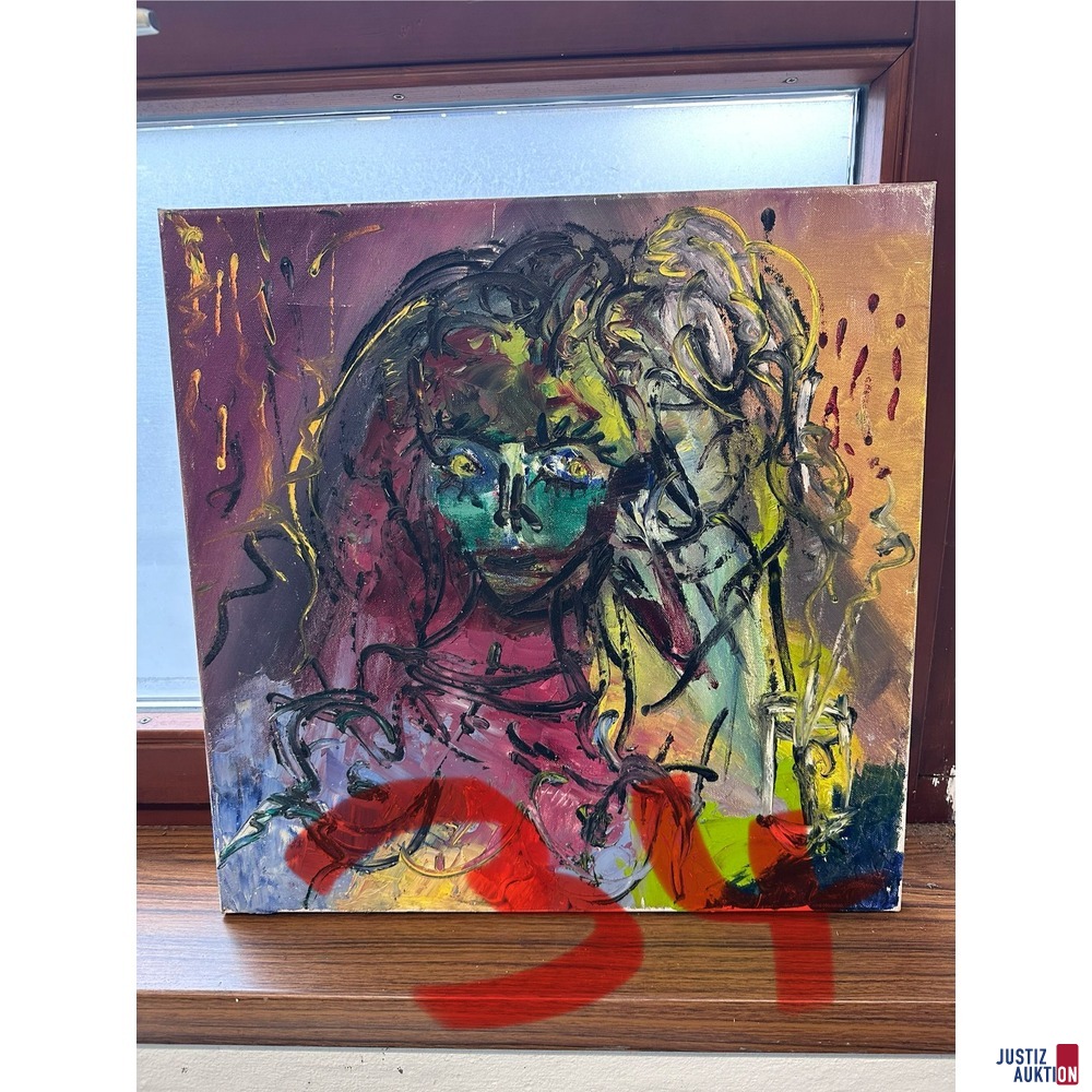 Bild ohne Titel 50x50 cm Öl auf Leinwand