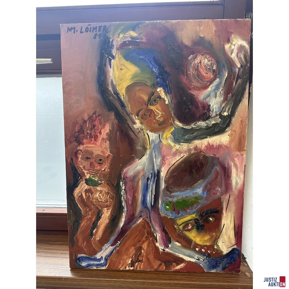 Bild ohne Titel 50x70 cm Öl auf Leinwand