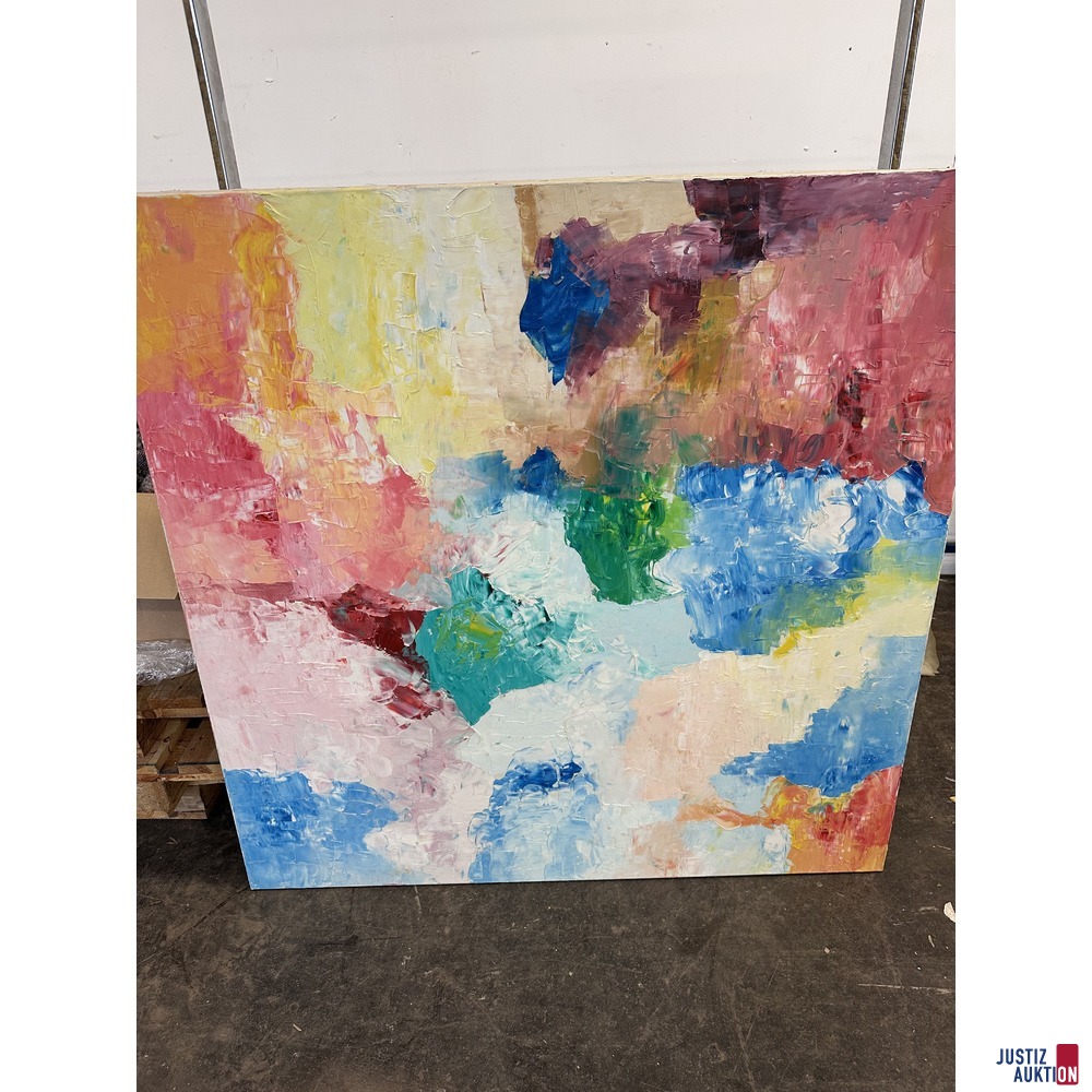 Bild ohne Titel 130x130 cm Öl auf Leinwand