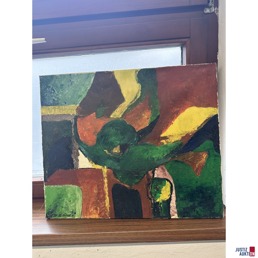 Bild Heroencult 60x50 cm Öl auf Leinwand