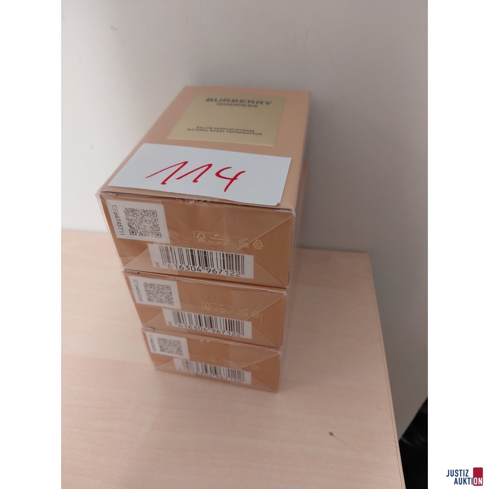 Burberry Goddess 3 mal 100 ml