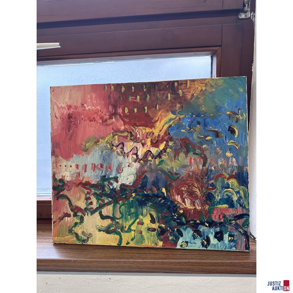 Bild Vogelhain 60x50 cm Öl auf Leinwand