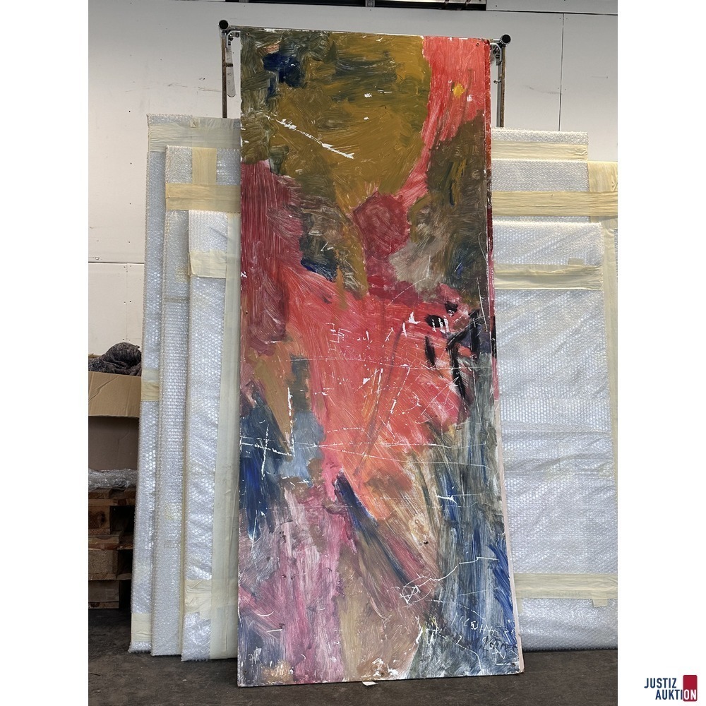 Bild ohne Titel 200x82 cm &Ouml;l auf Hartfaserplatte&nbsp;