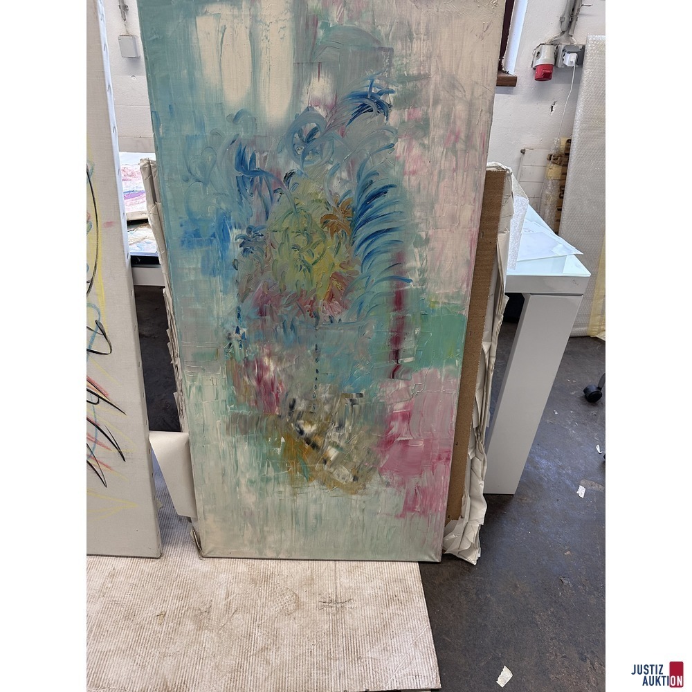 Bild ohne Titel 130x65 cm Öl auf Leinwand