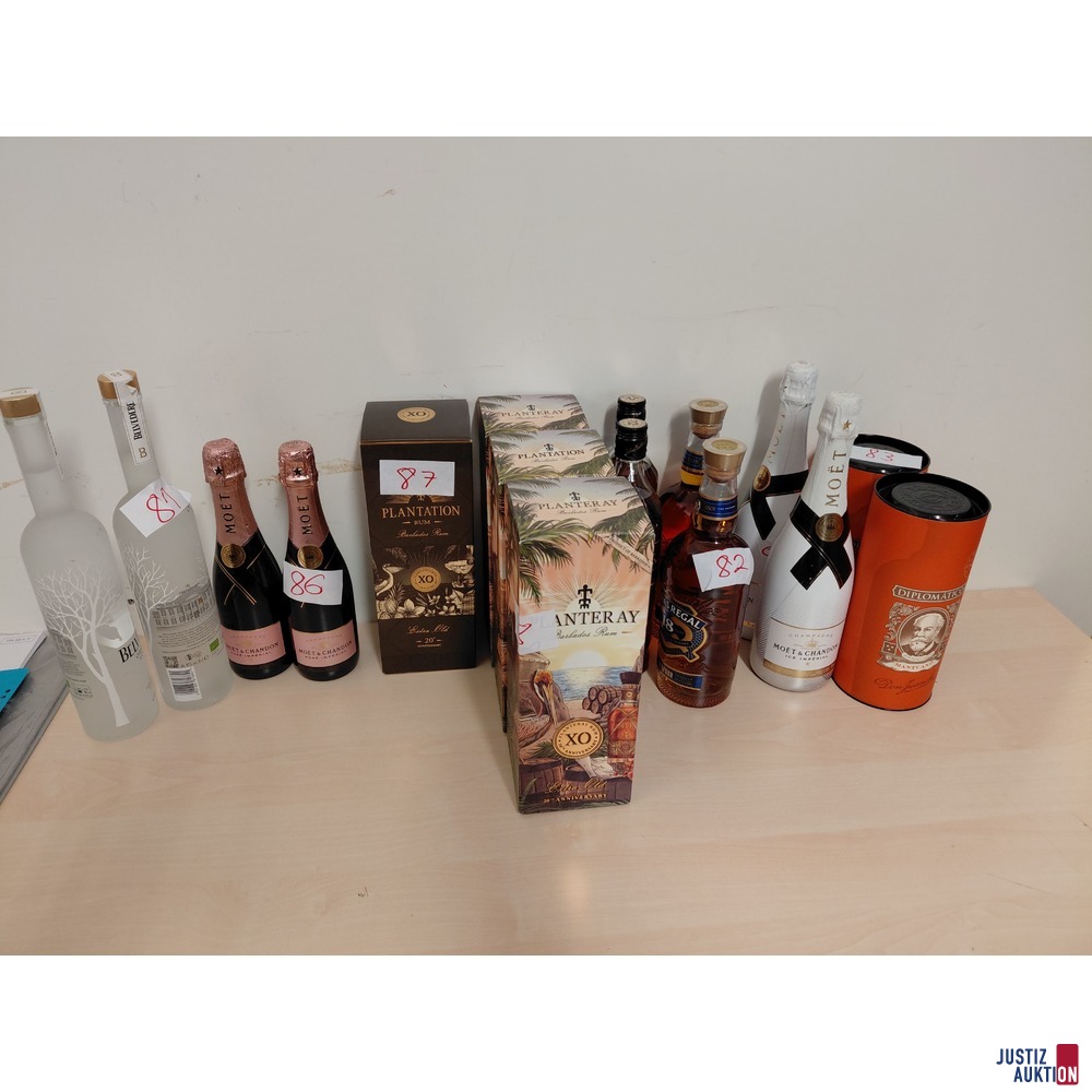 53 Stk&period; diverser Alkohol