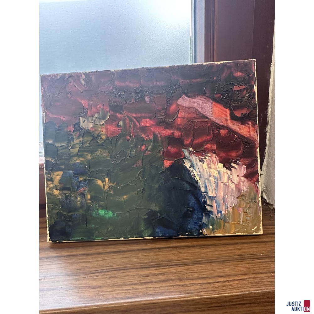 Bild ohne Titel 30x24 cm Öl auf Leinwand