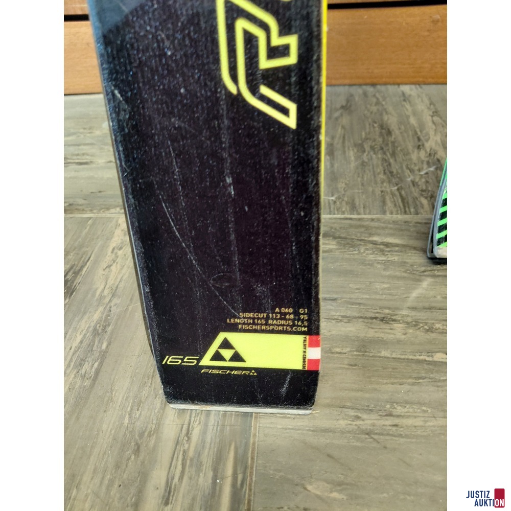 Fischer Ski mit Bindung - L&auml;nge 165cm RC4