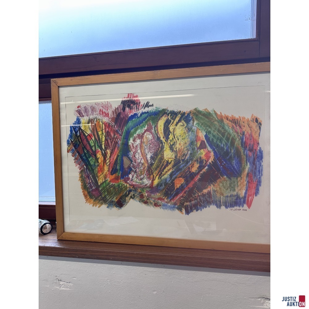 Bild ohne Titel 78x57 cm Gouache auf Papier