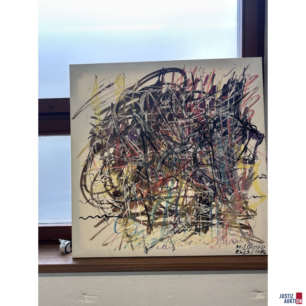 Bild ohne Titel 90x90 cm Öl auf Leinwand