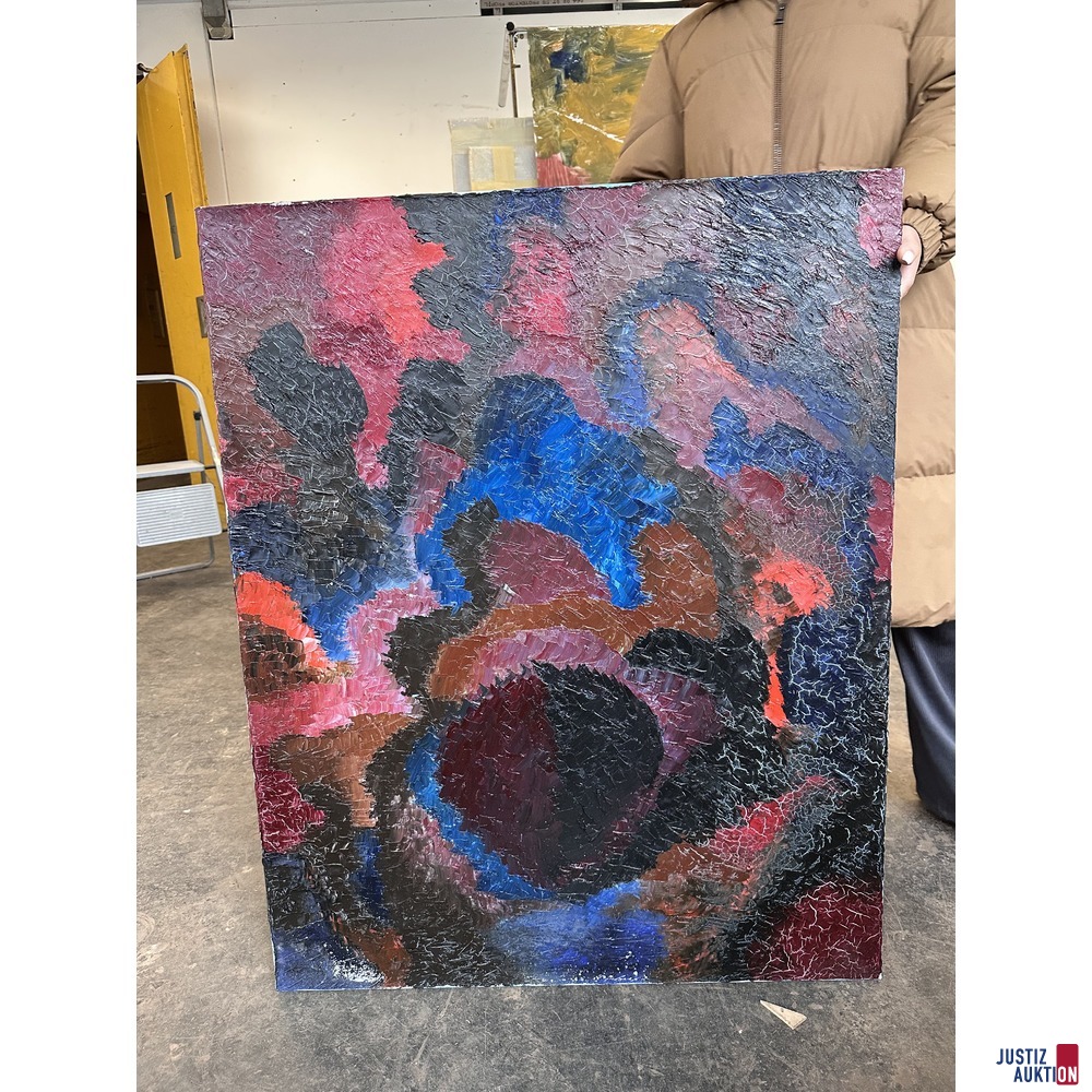 Bild Landschaft Schwarzsee 100x80 cm Öl auf Leinwand