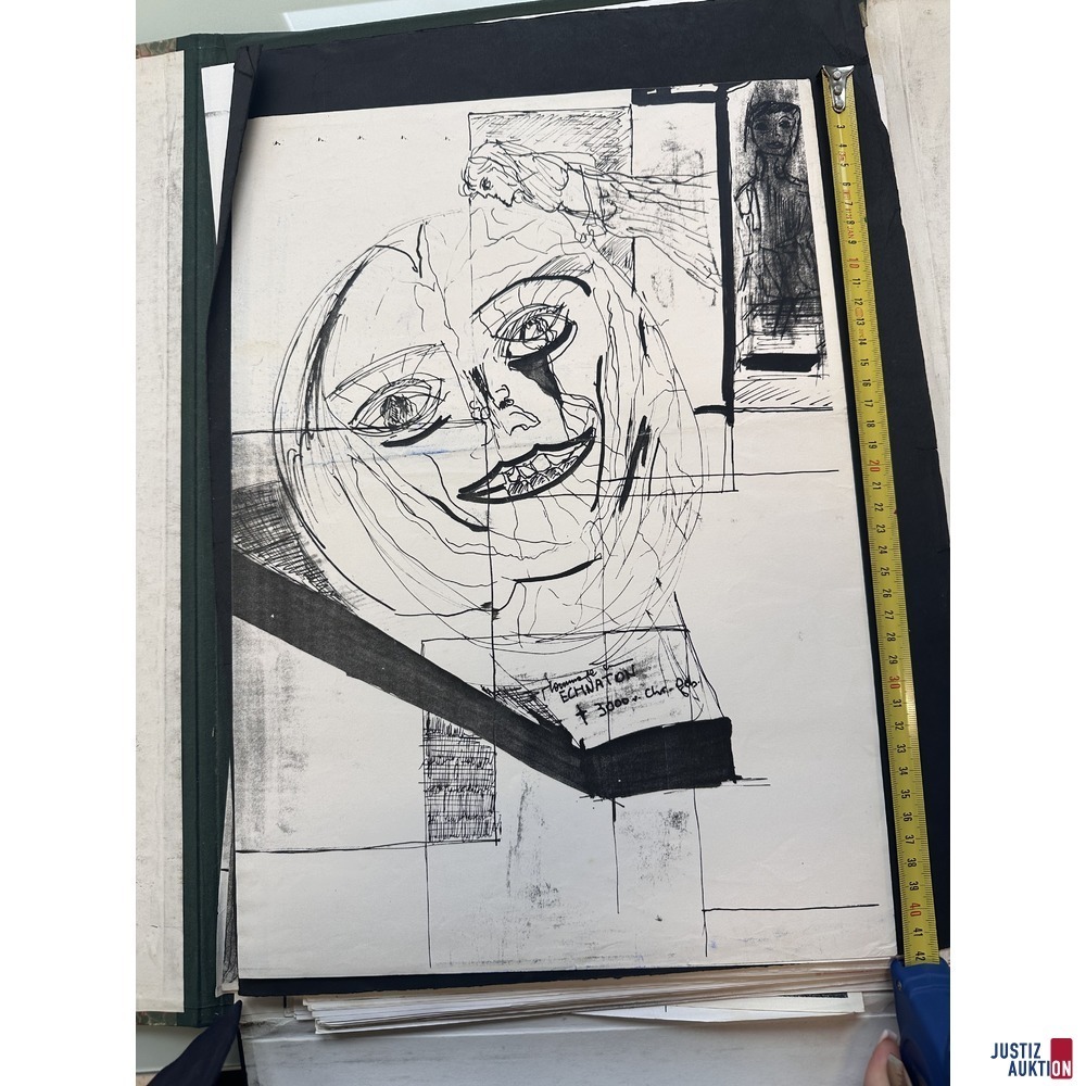 Mappe mit diversen Kopien u.a.