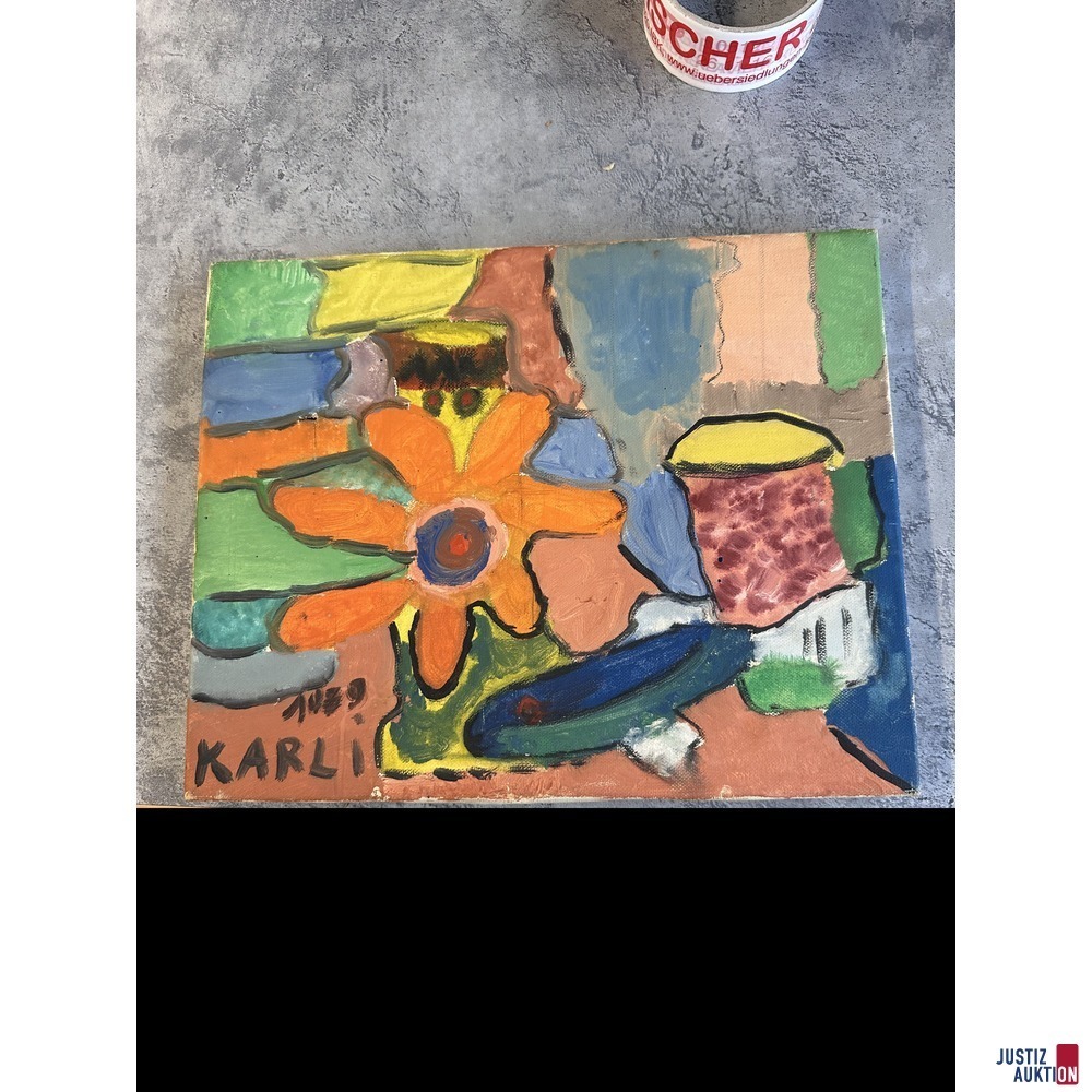 Bild ohne Titel 30x24 cm Öl auf Leinwand