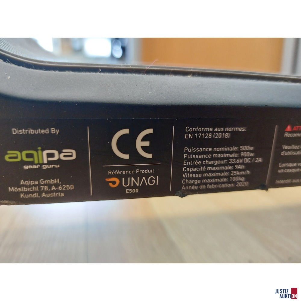Elektro-Scooter UNAGI E500
