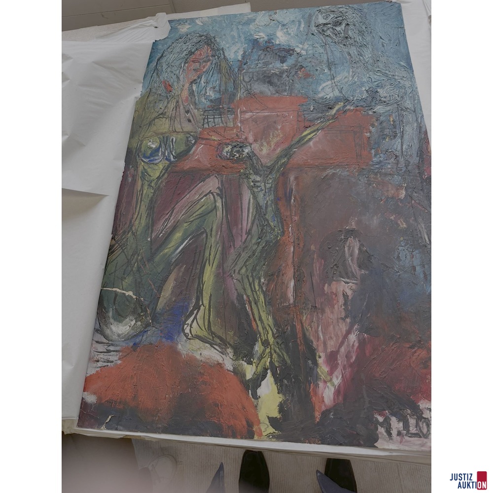 Bilder Konvolut von 17 Gouachen 65x100 cm