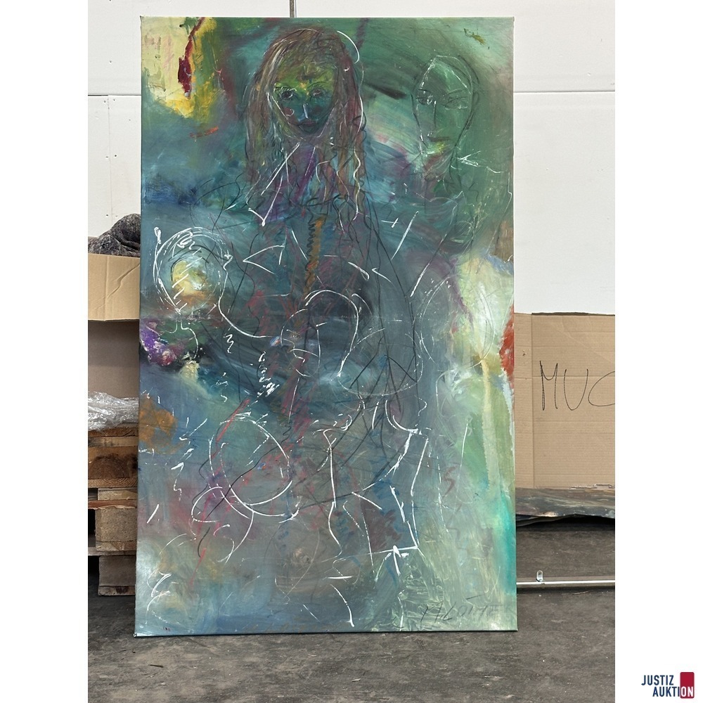 Bild ohne Titel 138x84 cm &Ouml;l auf Leinwand