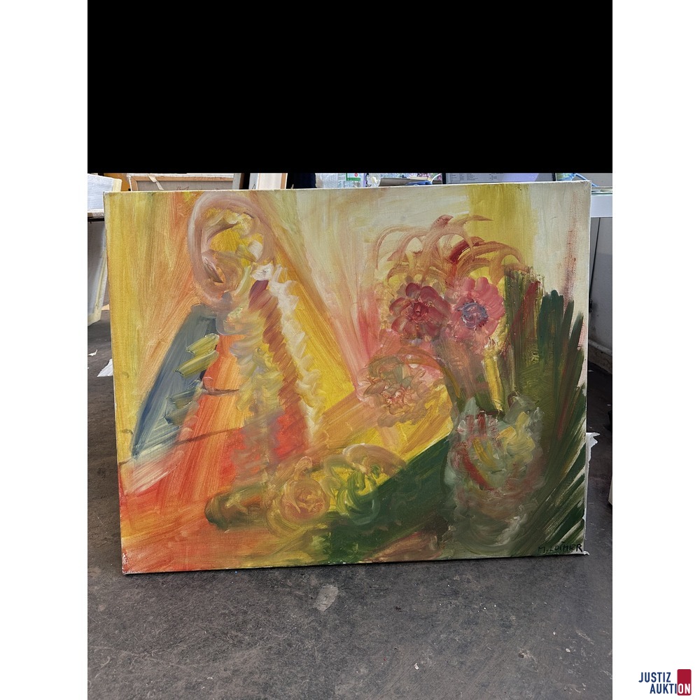 Bild ohne Titel 100x80 cm Öl auf Leinwand