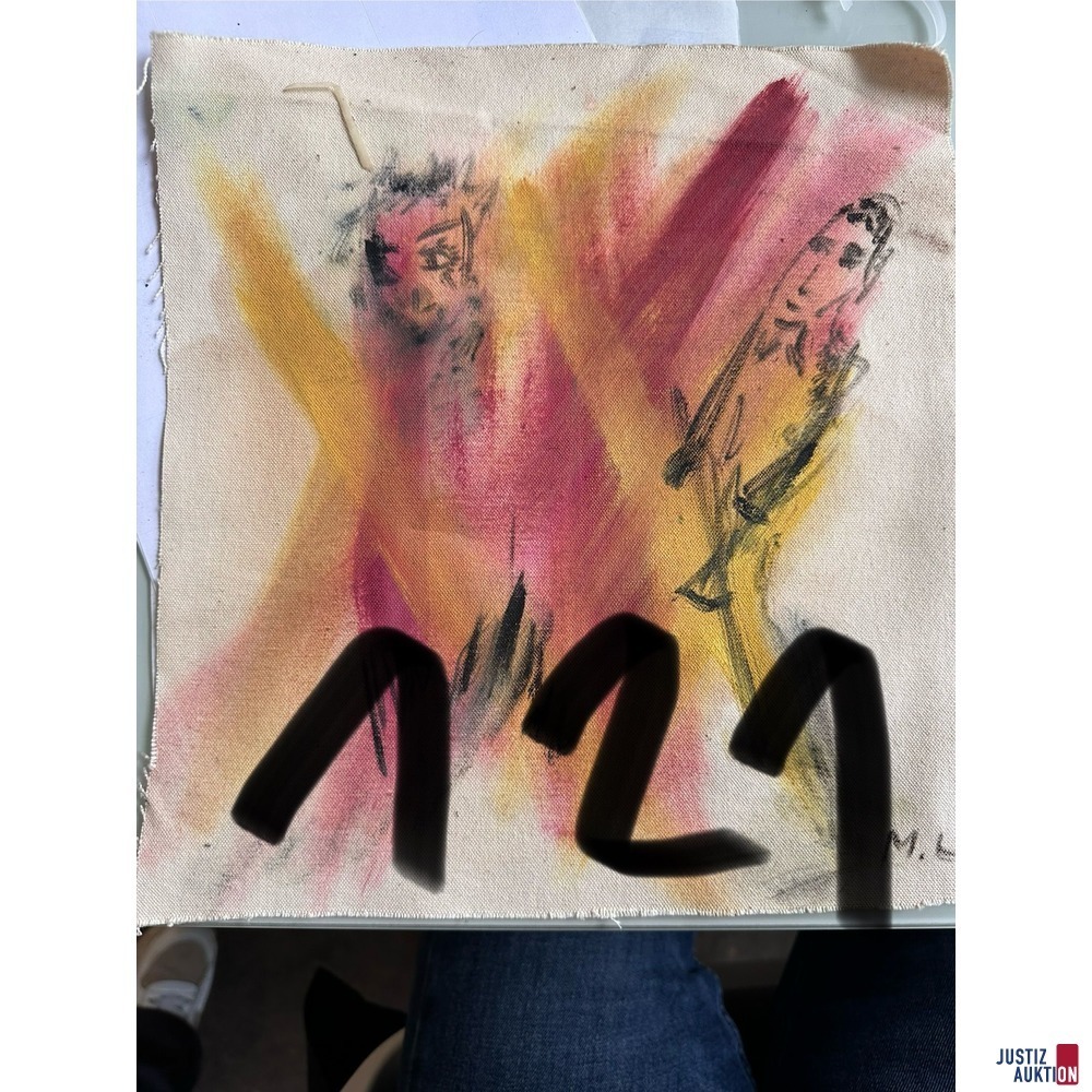 Bild ohne Titel 30x30 cm Öl auf Leinwand