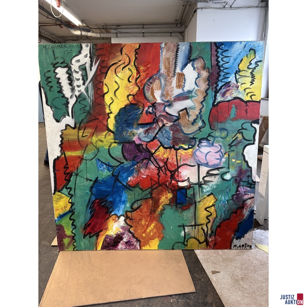 Bild ohne Titel 160x150 cm Öl auf Leinwand