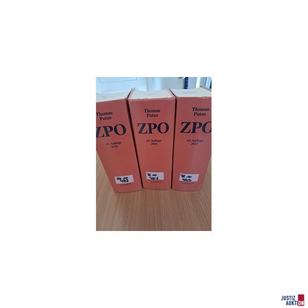 3 B&uuml;cher ZPO
