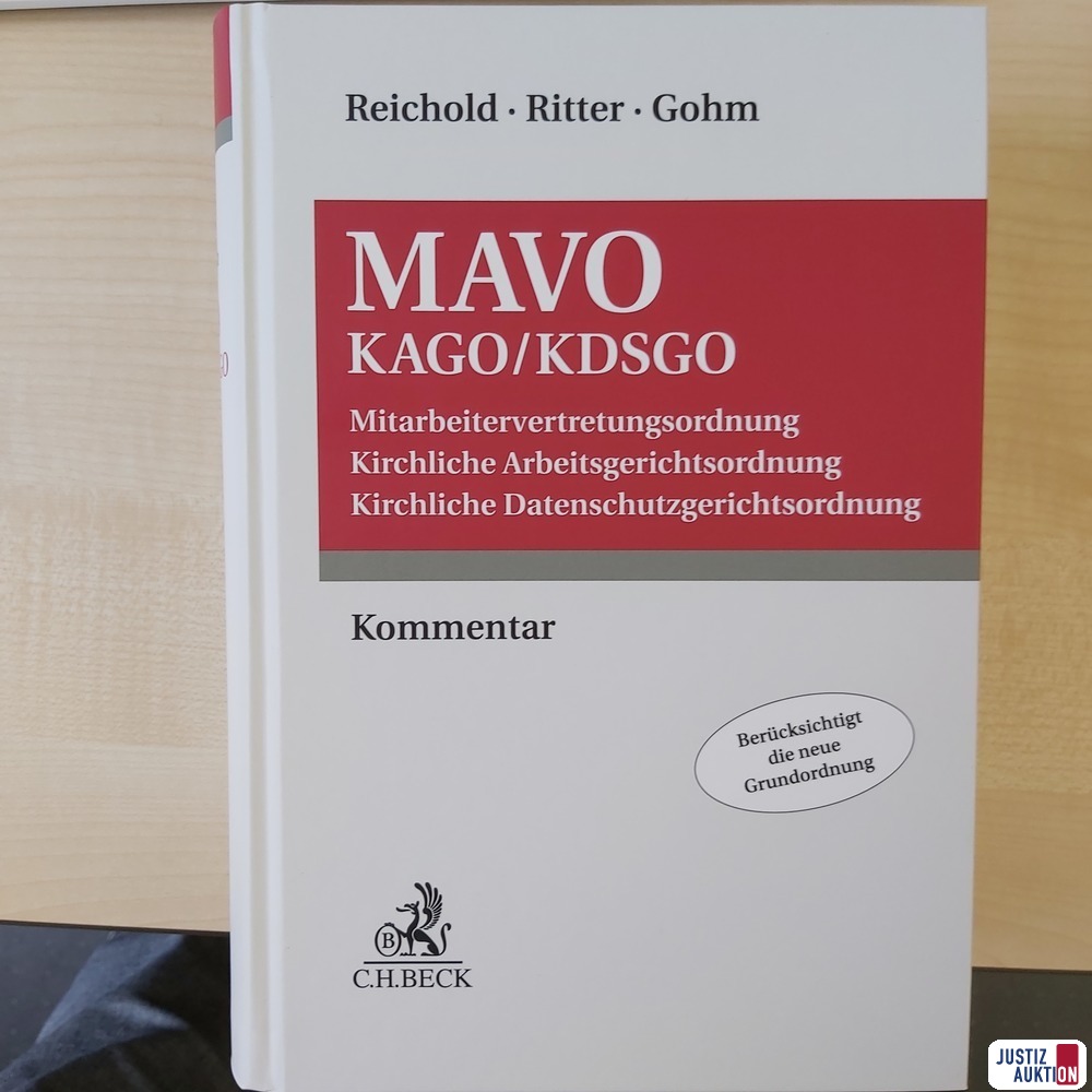 Buchdeckel MAVO Kommentar