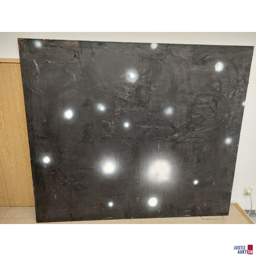 &Ouml;l auf Leinwand &quot&semi;Nachthimmel&sol;Sternenbild&quot&semi; ungerahmt