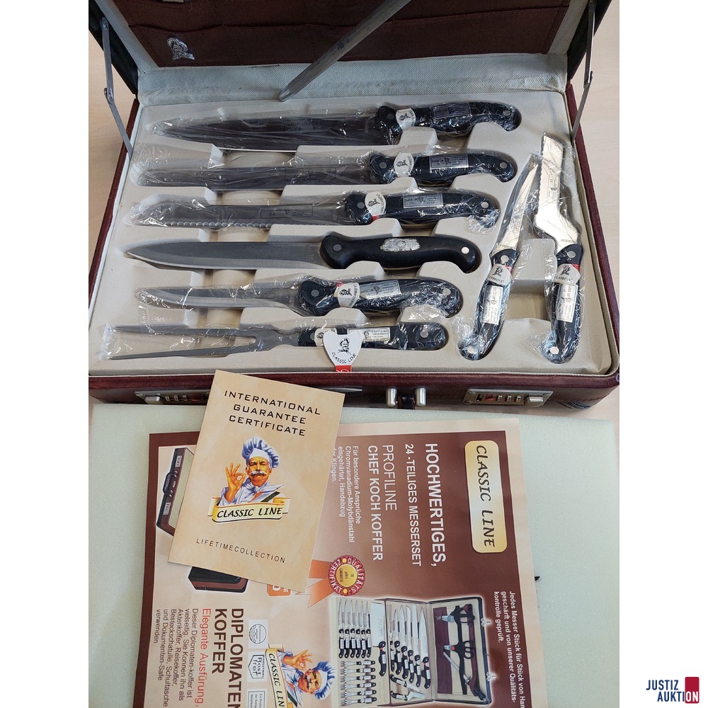 Besteckset im Koffer der Marke Classic Line