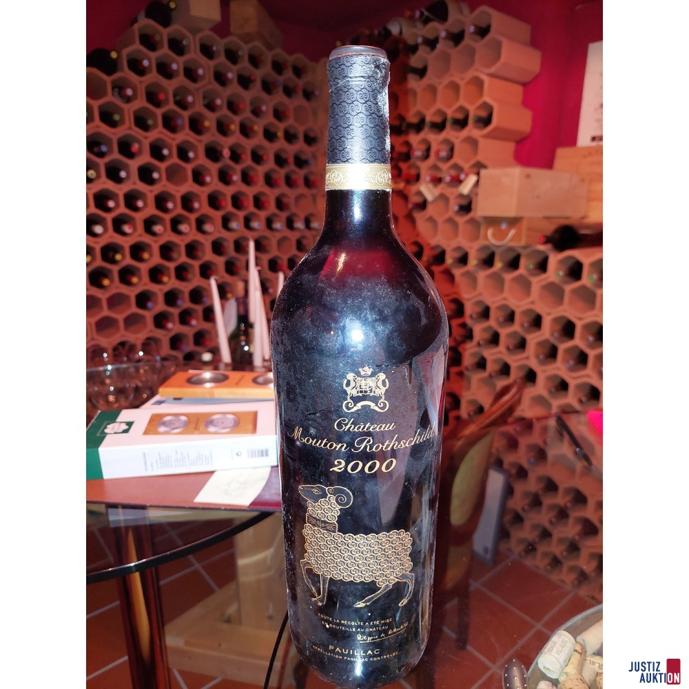 1494 diverse Flaschen Wein