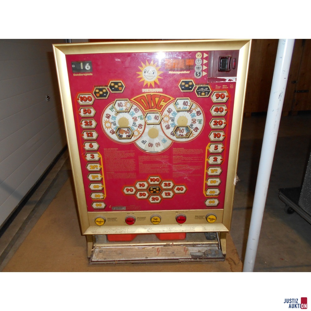 Spielautomat von Merkur -Disc-