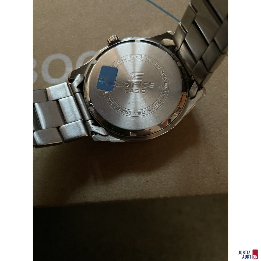 Casio Herrenarmbanduhr Rückseite