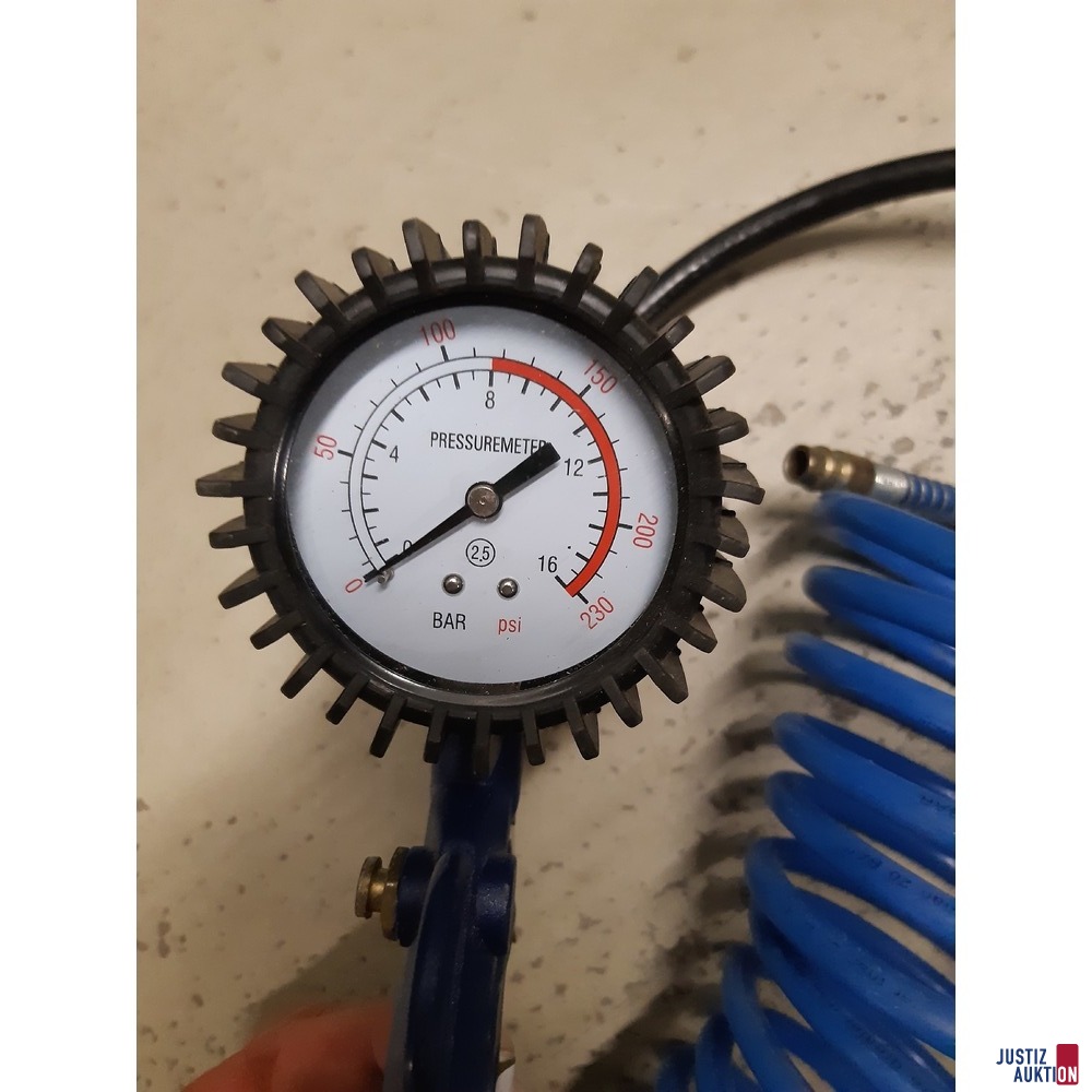 Anzeige Pressuremeter