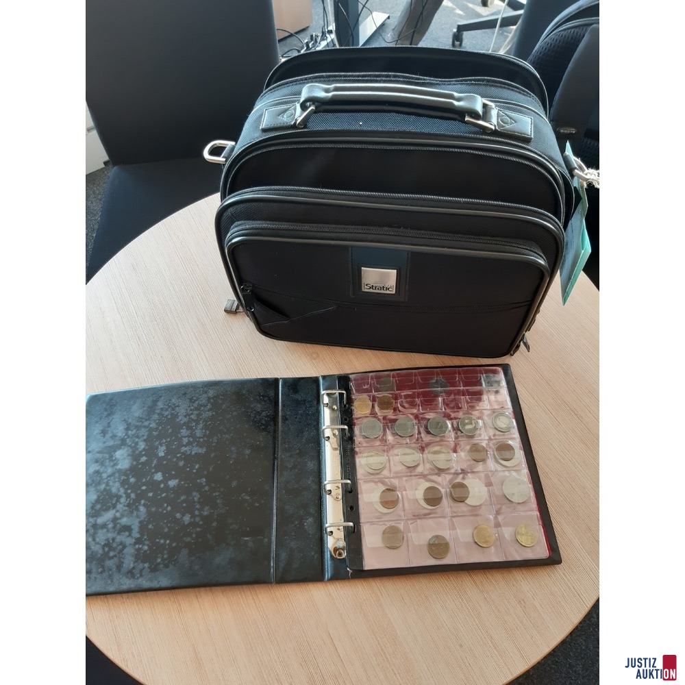 Tasche sowie Münzbuch
