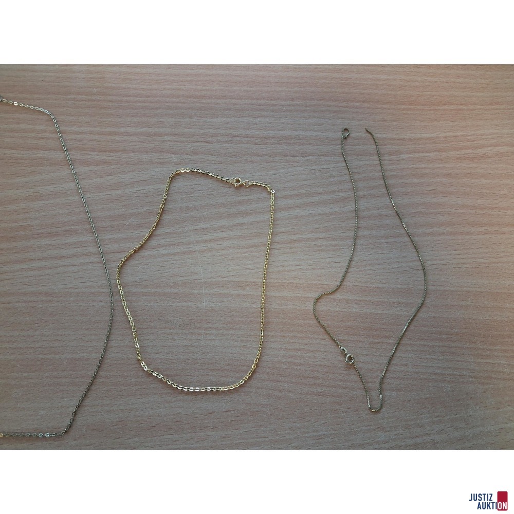 5 Ketten Modeschmuck