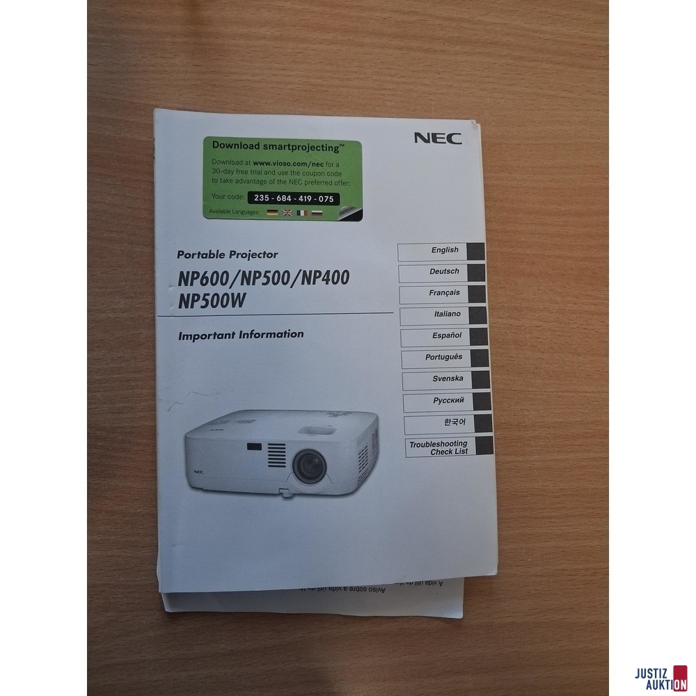 Beamer&sol;Projektor